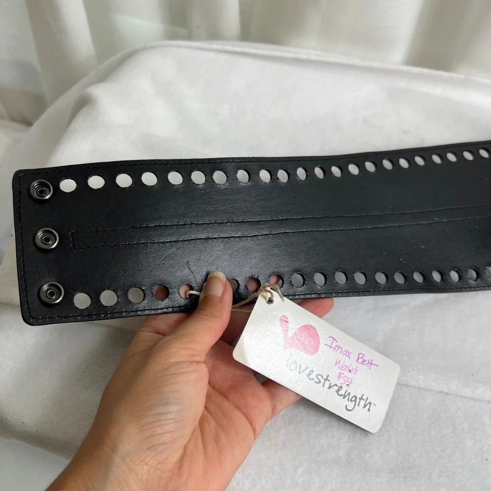 Womens Leather Black Brown Wide‎ Corset Waist Belt Snap Buckle Closure western S